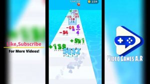 Number Run - Number Master, Digit 3D - Match Game, Level Up Numbers - All Levels Gameplay Android