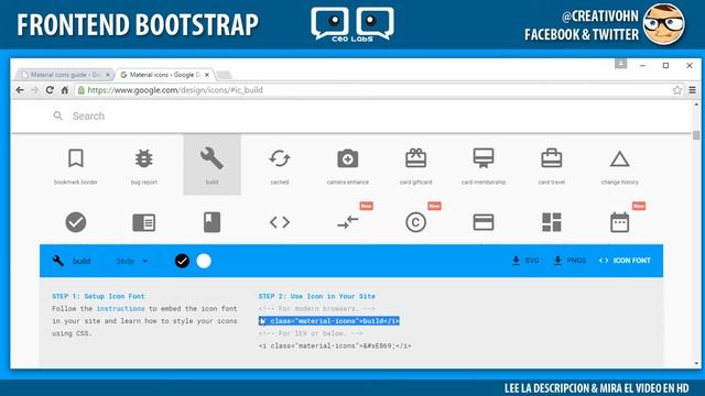 Material Icons: Iconos para tus proyectos web, android, ios "PNG, SVG, Font" смотреть онлайн