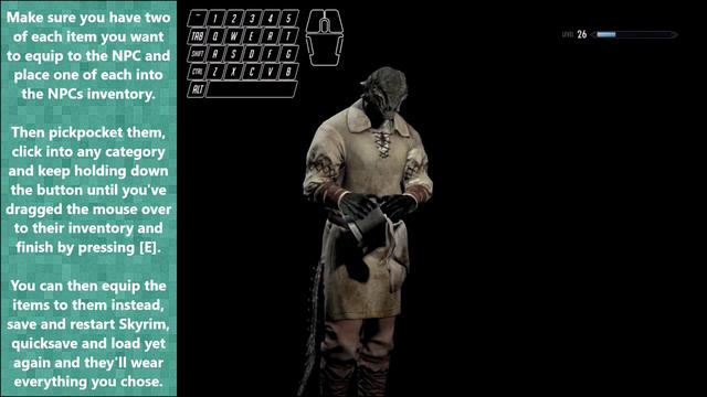 "Best Way To Equip Armor And Weapons On NPCs!!" смотреть онлайн