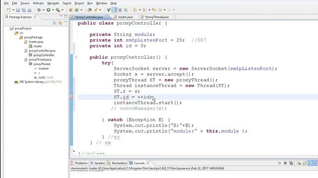 Java eMail Proxy J1A Chaper 3 - MultiThreading Proxy - Thread Start Run Implements Runnable смотреть онлайн