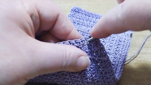 Tutorial: Borsellino / Portafoglio all'uncinetto facile /Crochêt purse смотреть онлайн