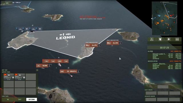 Wargame Red Dragon.(closed beta) \ 4 vs 4 \ Морские баталии. часть 1 смотреть онлайн