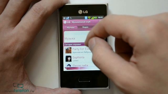 Обзор LG Optimus L3 (E400): дизайн, интерфейс, ПО (review) смотреть онлайн