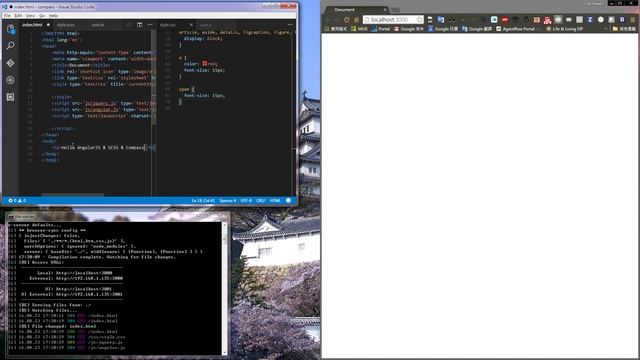 AngularJS, SCSS, Compass, Typescript 環境 смотреть онлайн