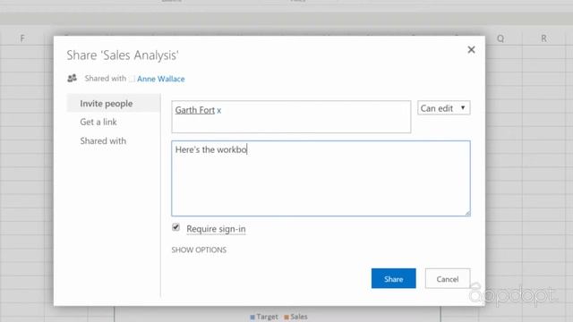 Office 365 - Excel Online - Step 4 - Share and Collaborate on Your Workbook смотреть онлайн