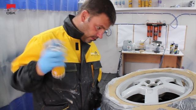 Окраска дисков аэрозольной краской MOTIP смотреть онлайн