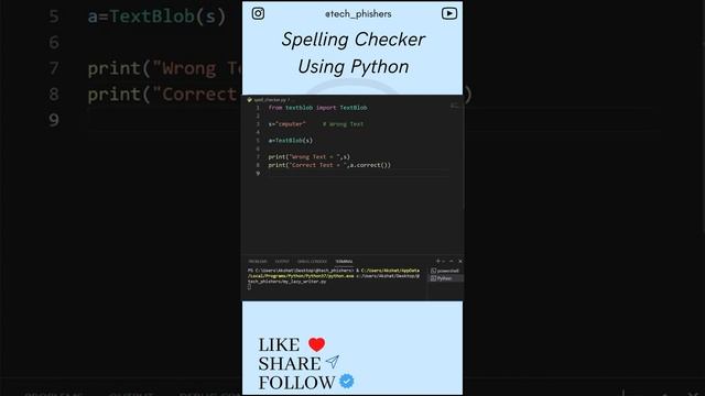 Spelling Checker Using Python ?? смотреть онлайн