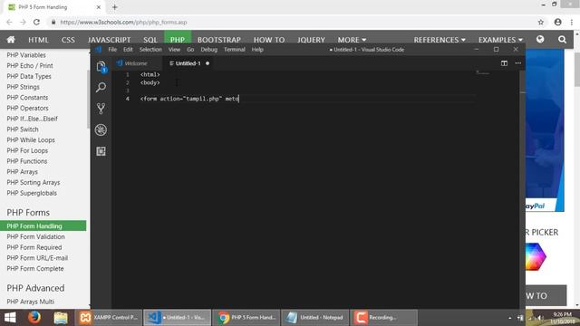 Tutorial Explanation PHP Form Handling смотреть онлайн