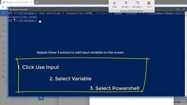 Automate PowerShell Scripts using UI Flow (Robotic Process Automation) - Power Automate смотреть онлайн