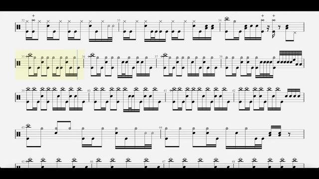 Diary Of Jane - Breaking Benjamin - Drum Transcript DIFFICULTY 3/5 ⭐️ смотреть онлайн