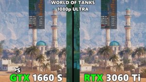 GTX 1660 SUPER VS RTX 3060 Ti TEST IN 12 GAMES