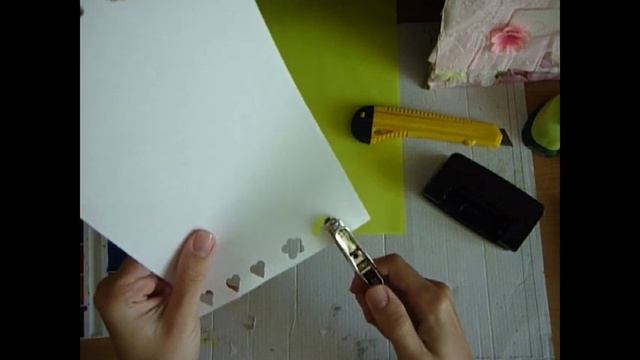 Фигурный дырокол своими руками скрапбукинг смотреть онлайн