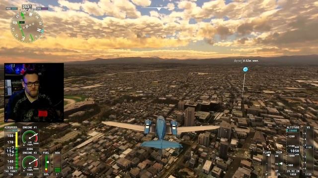 UncleBjorn Airlines показывает мир в Microsoft Flight Simulator смотреть онлайн