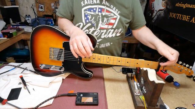 Fender Japan Jerry Donahue Telecaster Gets Wilkinson Compensated Saddles EP329 смотреть онлайн