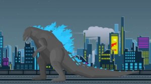 Godzilla vs Upgraded Super Titan TV Man | Monster Animation