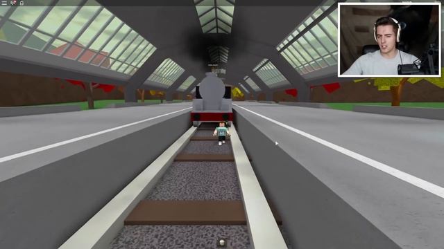 RIDE A TRAIN THROUGH A BLACK HOLE IN ROBLOX смотреть онлайн