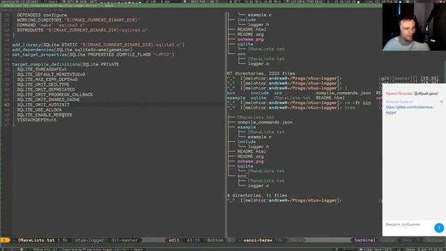 Библиотека для логирования на основе SQLite // Демо-занятие курса «Программист С» смотреть онлайн