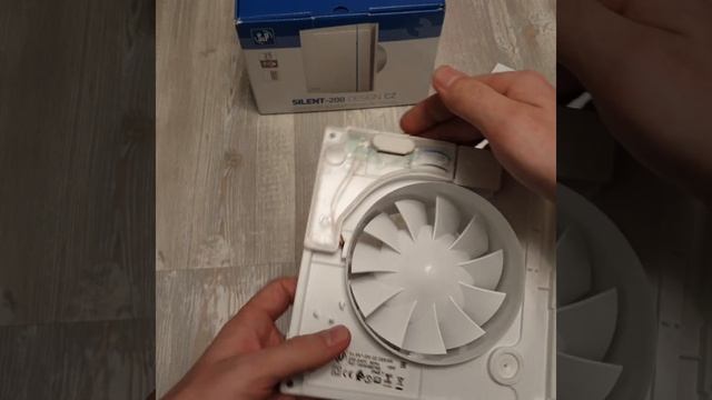 Обзор накладного бытового вентилятора SILENT-200 DESIGN CZ смотреть онлайн
