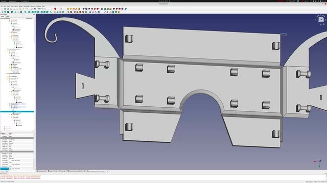 Freecad - extending a padded sketch смотреть онлайн