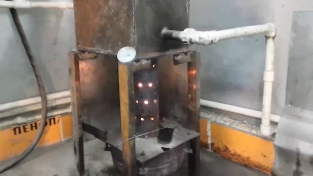 Масленая печь, или печь на отработке! В гараж или мастерскую! смотреть онлайн