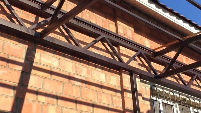 Обзор навеса Карбогласс и откатных ворот Алютех + Comunello смотреть онлайн