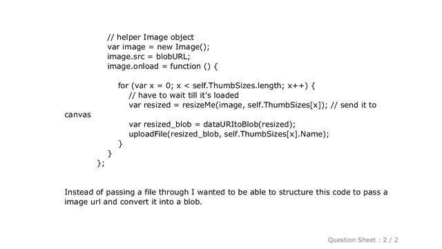 HTML : Creating a Blob from an external image url смотреть онлайн