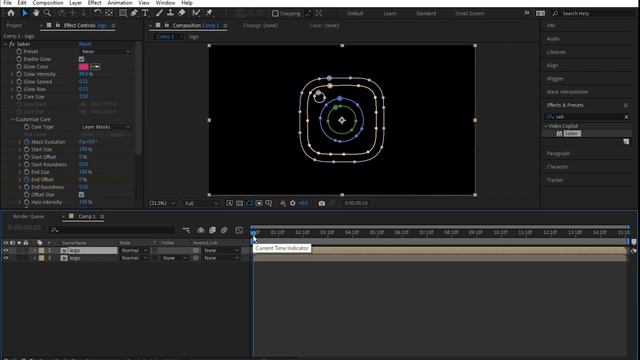 Neon Logo Animation Tutorial in After Effects | Free Plugin смотреть онлайн