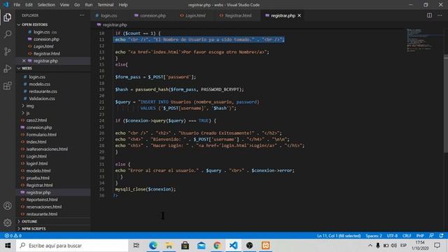 Login con Ajax (APACHE, MYSQL) смотреть онлайн