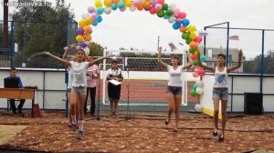Спортивный танец на открытии площадки 1-Михайловка 2016 г