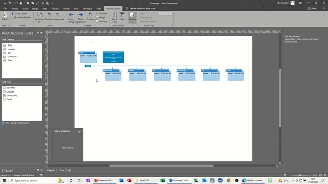 How to use a Pivot Diagram in Microsoft Visio смотреть онлайн