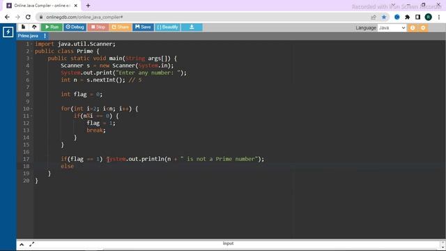 Java Programming Tutorial: How to Check for Prime Numbers | Designer Code By Ritik Khandelwal смотреть онлайн