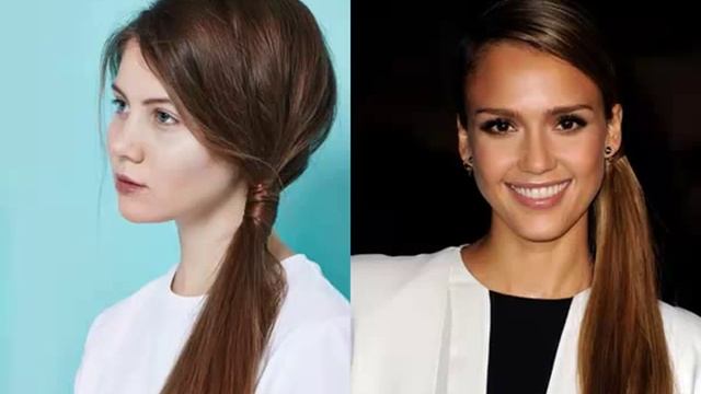 прическа гладкий хвост смотреть онлайн