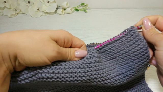 Как связать простой СНУД спицами? Для начинающих подробный мастер-класс. смотреть онлайн