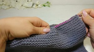 Как связать простой СНУД спицами? Для начинающих подробный мастер-класс.