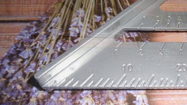 Aluminum alloy triangle ruler - 7 inch - from GearBest смотреть онлайн