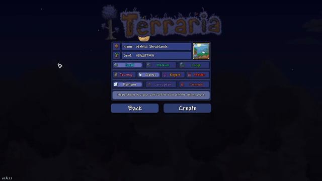Terraria Tutorial | Creating a New Character and World смотреть онлайн