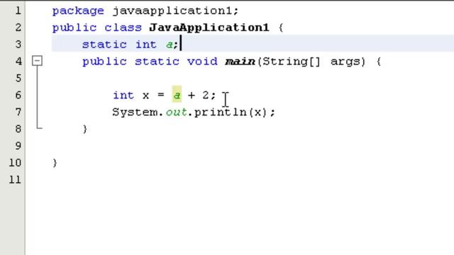 JAVA Uninitialized class versus local variables смотреть онлайн