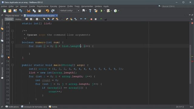 Como obtener datos duplicados en un array en java смотреть онлайн