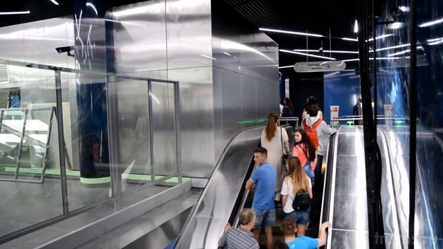 Открытие станции метро "Новокрестовская" смотреть онлайн
