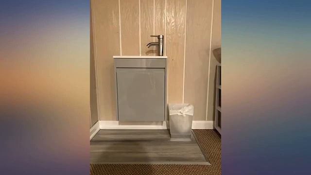 eclife Bathroom Vanity W//Sink Combo 16” for Small Space MDF Paint Modern Design review смотреть онлайн