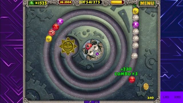 Zuma Deluxe | 32-Bit Digit Limit Practice #060 - 3500 SunGods Completed смотреть онлайн