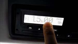 EU #53. Тахограф. Меню и управление тахографом.