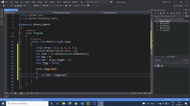 ?????Binary Search in C# ?????|| I Love Coding || смотреть онлайн