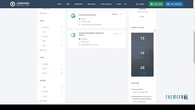 Job Board WordPress Theme - InJob Rylan Shota смотреть онлайн