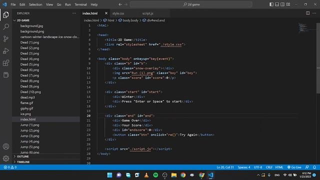 JavaScript 2D Game Development | Java Institute | Punsidu Kodithuwakku смотреть онлайн