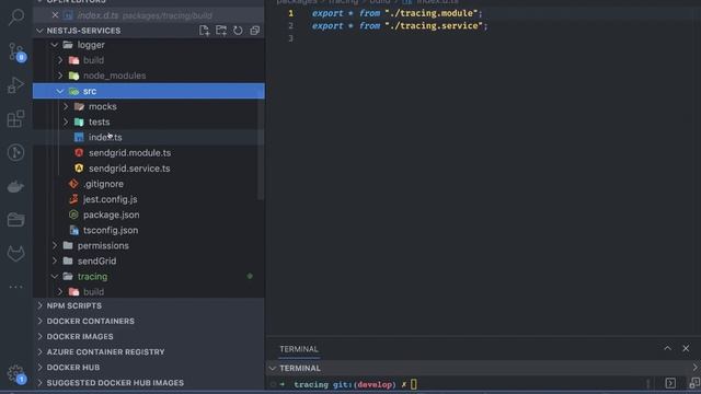 Nest JS Microservices creating baseline with Nx and PNPM workspace #nestjs #08 смотреть онлайн