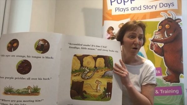 THE GRUFFALO Interactive Storytelling by Carol Burton from Puppets, Plays and Story Days