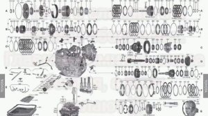 Схема сборки АКПП А540Н-07В.