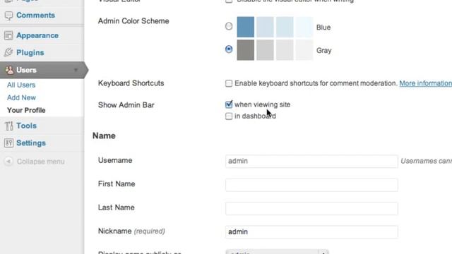 WordPress Admin Bar смотреть онлайн
