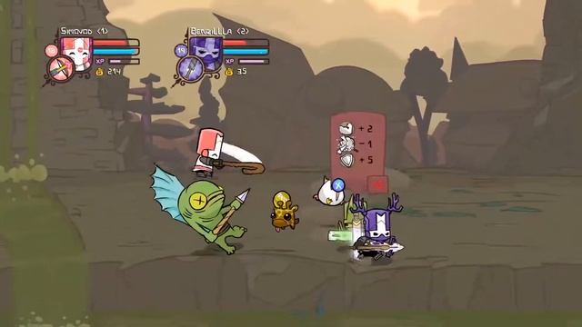 Castle Crashers - Кооператив - Прохождение игры на русском - Затопленный храм [#9] смотреть онлайн